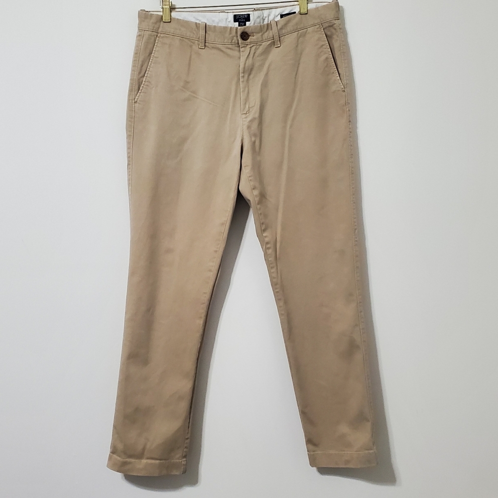 J. Crew Flex Straight Fit Chinos 34 Waist